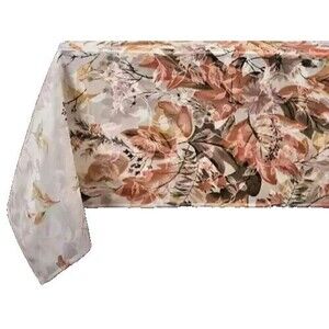 Thanksgiving Tablecloth Fabric Autumn Bouquet Harvest 60x120" Oblong Holiday